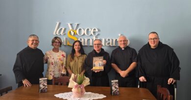 Paola, la Voce del Santuario inaugura la nuova redazione e guarda al centenario del Calendario di San Francesco